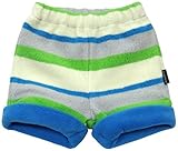 アンナニコラ 起毛マルチボーダー パンツ 90cm グリーン C-69 日本製