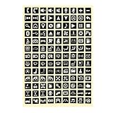 Qiilu多機能ボタンステッカー車発光ステッカー車ライトステッカースイッチリレー装飾R