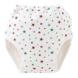 ( チャックル ) chuckle 約110ml 吸水層付 星柄 おねしょパンツ ホワイト 110cm K4984-110-10