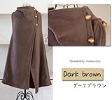 あったか ママエプロン おんぶ 抱っこ紐 ベビーキャリー ママケープ ママベスト UV対策 日本製 ママコート ファムベリー 秋冬用 フリースダークブラウン