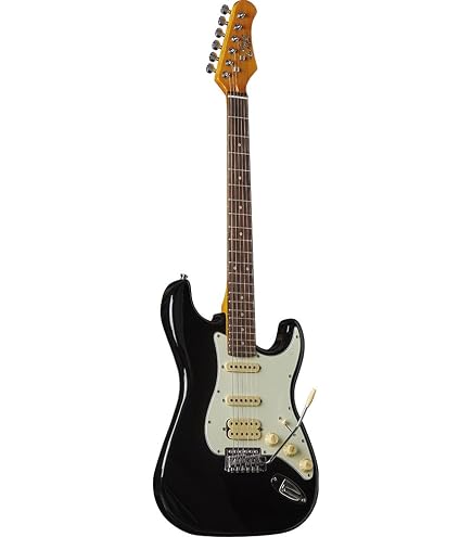 Amazon | EKO Guitars(エコーギターズ) エレキギター ST-400 ブラック