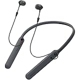 ソニー ワイヤレスイヤホン WI-C400 : Bluetooth対応 最大20時間連続再生 カナル型 マイク付き 2017年モデル ブラック WI-C400 B