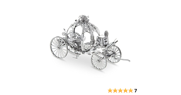 Amazon シンデレラ かぼちゃの馬車 シンデレラキャリッジ メタリック ナノパズル 日本未発売 並行輸入品 立体パズル おもちゃ