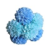 SUND　造花　菊　花のみ　花束 インテリア　雑貨 選べる7色　高品質　造花　枯れない　結婚式　誕生日 発表会 入学式 卒業式 適用 ライトブルー