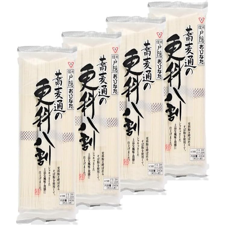 Amazon.co.jp: ソバ湯も美味しい 信州 七割 更科そば 200g×5袋