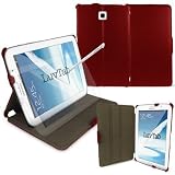 Samsung Galaxy Note 8.0 (8 inch tablet) 'Frameless' Multi Angle Wallet Stand Case with 'Sleep Sensor