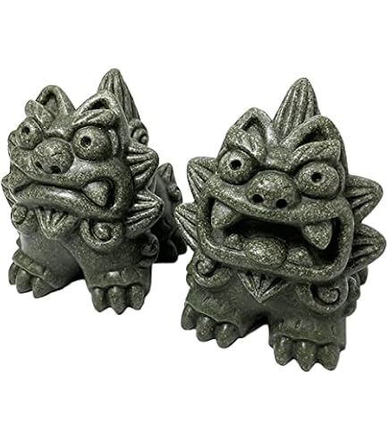 Amazon.co.jp: やちむん (沖縄陶器) 朝日陶器 シーサー 小立(高さ11.5