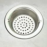 Alytimes Large 4.3 "ステンレススチールKitchen Sink Strainer (携帯型)、2パック
