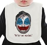 Why so john wayne gacy ネクタイを有する有機ビブ Medium