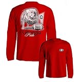 University of Georgia Bulldogs UGA Prideユース長袖Tシャツ レッド