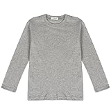 [韓国子供服] ハイクオリティ 長袖Tシャツ [キッズ] (120cm, 灰色（はいいろ）) [並行輸入品]