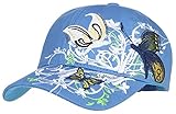 GEMVIE 女の子 キャップ 刺繍 野球帽 日焼け止め サンバイザー 子供 ハット おしゃれ帽子 通園 通学 お出かけ スボーツ ガールズ ブルー