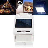 ソーラーパワー20 LED防水PIRモーションセンサーウォールライト屋外ガーデンランプ