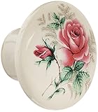 MINTCRAFT C103WGF35 Floral Ceramic Knob, 1-3/8-Inch [並行輸入品]