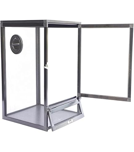 Amazon | Pounjsd カメレオン 飼育ケース 45×45×80cm 爬虫類 ケージ