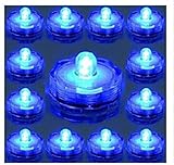 Trendmart Bright Led Underwater Submersible Waterproof Floral Decoration Tea Light Candle for Weddin