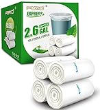 FORID 2.6ガロン ゴミ袋 ゴミ袋 ゴミ箱 ライナー 220枚 プラスチック トイレ 寝室 オフィス ゴミ箱 10リットル