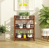 花スタンド屋内 花の棚の多層屋内の木のバルコニーの居間フロアの棚のセット植物のラック植物の鍋のラック (サイズ さいず : L80*W25*H85CM)