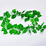 フェイク グリーン 観葉植物 アイビー 造花 壁掛け グリーン 人工葉 飾りグリーン クリーパ インテリア 飾り ホーム オフィス ベランダ ガーデン 吊り 植物装飾 結婚式 パーティー 装飾 人工観