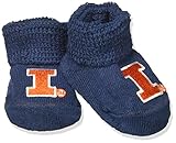 NCAA Illinois Illini幼児ギフトボックスブーティ、1サイズ、海軍