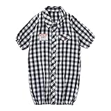 ニシキ P5012 Bon chouchou(ボンシュシュ) 衿付きドレスカバーオール 50-60cm ブラック・P5012-60BK