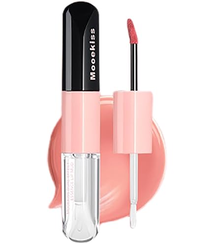 Amazon | Mooekiss リップグロス マットリップ 2in1 リップ 落ちない