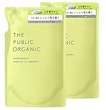 ザ パブリック オーガニック シャンプー トリートメント 詰め替え セット 【スーパーバウンシー】 400mL + 400mL アミノ酸 アロマ 精油 無添加 ヘアケア ノンシリコン 日本製