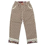 SCHNEE(スネー) ストレッチカツラギ水玉パンツ 90cm /ベージュ NO.F-641505