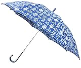 サンマルコ ミニーマウス ロータリープリント 総柄長傘 ジャンプ式 58cm ネイビー