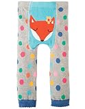 Frugi オーガニックコットン ベビー レギンス　きつね × グレースポット　サイズ 6-12m （ 70 - 80 ）～ 2-4yrs （ 95 - 100 ） (2-4yrs（2-4才：95-1