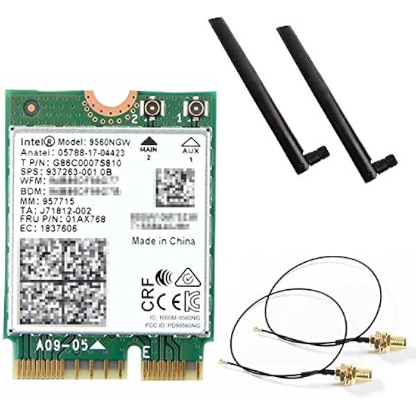 Amazon Periplus 第8 9世代core Iシリーズ専用 Cnvi 9560ngw 802 11ac Wave2 1 733mbps 2x2 Ht160 Mu Mimo Bluetooth5 5db 5ghz 2 4ghz ロッドアンテナ アンテナケーブル セット Intel Wireless Ac9560ngw採用 4th Quadrant マザーボード 通販