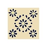 【ノーブランド品】[3月下旬頃～]メキシカンタイル10ｃｍ角6枚セット R8021
