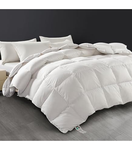 Amazon｜羽毛布団 ダブル ATOPEN【2025年最新 二重立体縫い】掛け布団