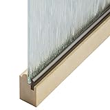 Grooveタイププラスチックパネル固定クリップ、Fruitwoodカラー、25 ftパック