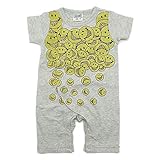 CHANNEL SMILEY ロンパース 杢グレー 60