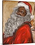 Patricia Pintoプレミアムシックラップキャンバス壁アート印刷題名Jolly Saint Nick 11" x 14" 2453888_24_11x14_none
