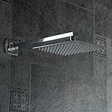 Bakala Luxury 8 – 10 – 12 – 16インチステンレススチールバスルーム雨シャワー洗面のヘッドシャワーセットハンドシャワー 12" & arm TS-11