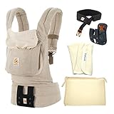 Ergobaby SG新仕様 （オーガニックよだれパッド＋収納ポーチ付き）エルゴベビー ベビーキャリア オリジナル【日本正規品2年保証 ベビーウエストベルト付】