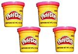 Play-Doh ピンク (4パック) 3オンス缶