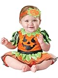 InCharacter Baby Girl's Pumpkin Patch Princess Costume Orange/Green Medium [並行輸入品]