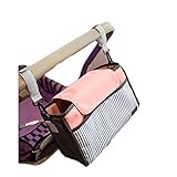 DYSONGO ベビーおむつバッグベビーカーオーガナイザー ベビーカー用バッグ ベビーカー小物 (ピンク)