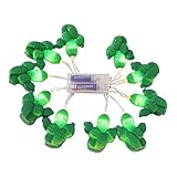 ノーブランド品 プラスチックと金属製　サボテン形　ストリング　ライト　パーティ　ストリップ　ランプ　 10-LED　結婚式　装飾