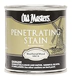 古いMasters 44616 Penetratingステイン、風化木製, One Half Pint