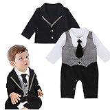 Deris ベビーフォーマルスーツ　ベビーロンパース　長袖　キッズ カバーオール　子供服 ベビー服 カバーオール 男の子 お正月 初節句 端午の節句 百日祝い お食い初め お宮参り (70cm)