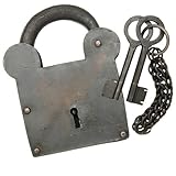 Medieval古いタワーのロンドンIron Prison Padlock withキー