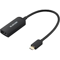 Amazon.co.jp: エレコム usb c 変換アダプタ Type-C to DisplayPort 4K