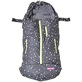 wipcream BABY SLEEPING BAG ブラックスタードット