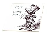 PSヴィンテージ – Mad Hatter Have I狂った不思議の国のアリス – タイル 4-Inch-Ceramic ct_110410_1