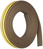 光(Hikari) 戸当りクッションテープ M型 4x9mm 2.4M 茶色 KM4-2