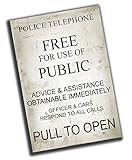 Dr。Who Tardis Door Sign 8 x 12メタルサイン